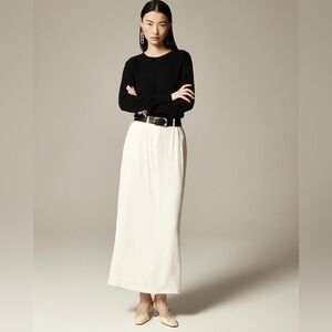 J.Crew Trouser maxi skirt in viscose crepe CI729